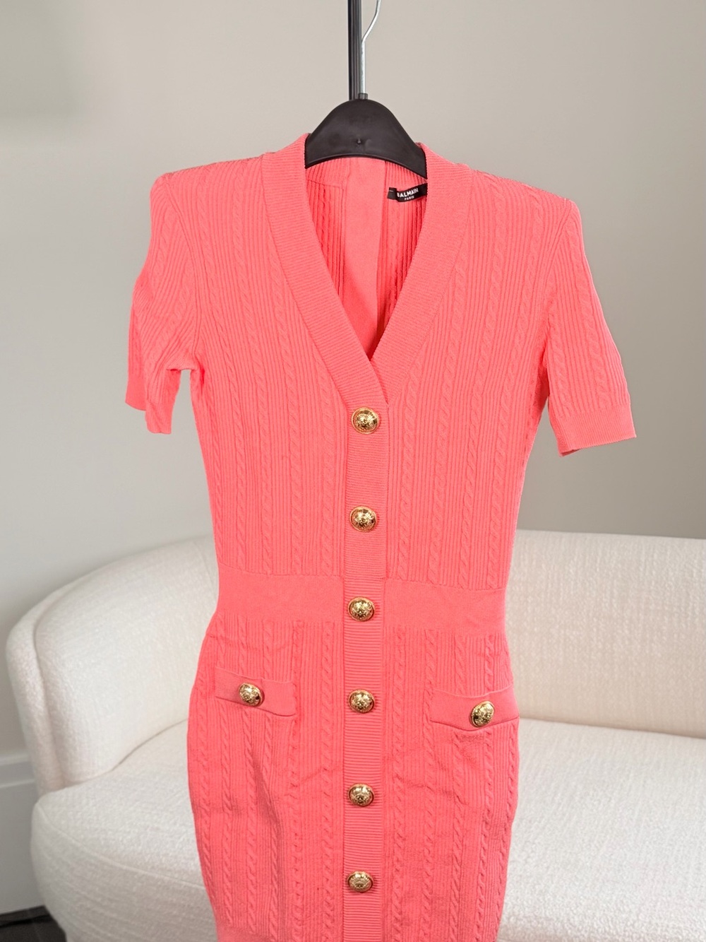 Balmain Paris Authentic Knit Dress – Size FR 38